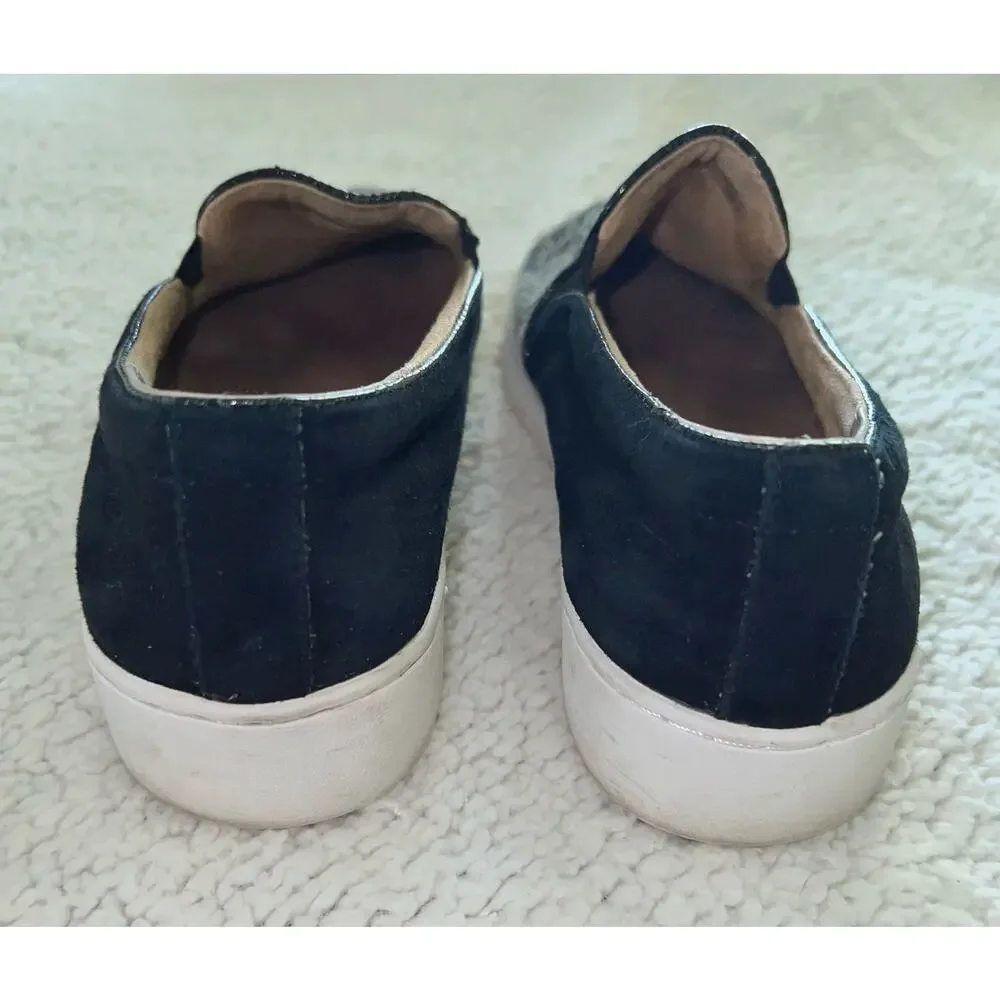 Vionic Slip-on Loafer, Black/ snake print - size 8 - Q12
